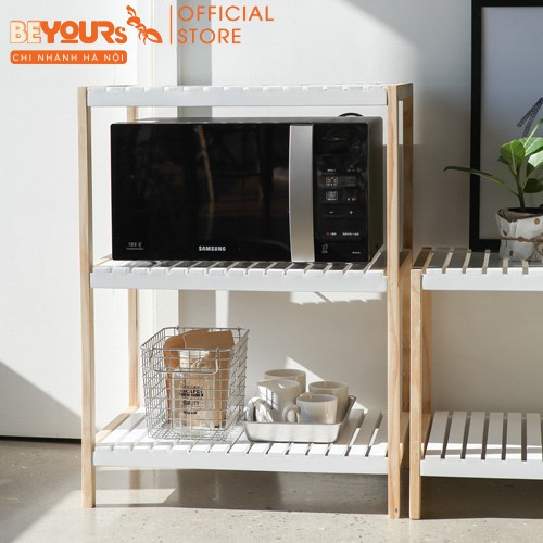 Kệ Để Lò Vi Sóng Gỗ Đa Năng 3 Tầng BEYOURs Oven Rack 3f Nội Thất Lắp Ráp - Nội Thất Phòng Bếp