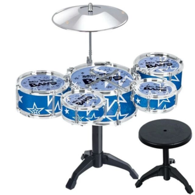 Bộ trống jazz drum  cho bé có ghế 5in 1