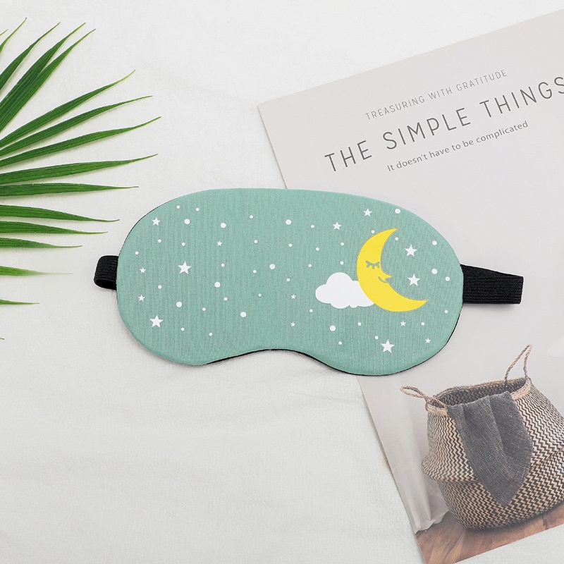 Miếng bịt, che mắt mắt ngủ có túi Gel Massage dễ chịu, giảm căng thẳng họa tiết dễ thương Jelishop
