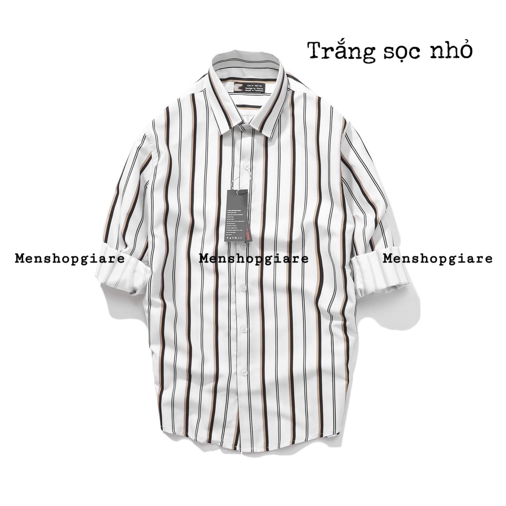 ÁO SƠ MI SỌC THỜI TRANG HÀN QUỐC
