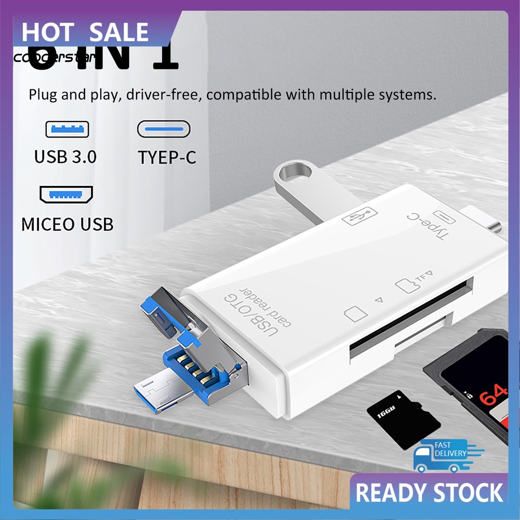 Đầu Đọc Thẻ Nhớ Tf-Sd Otg Cho Điện Thoại