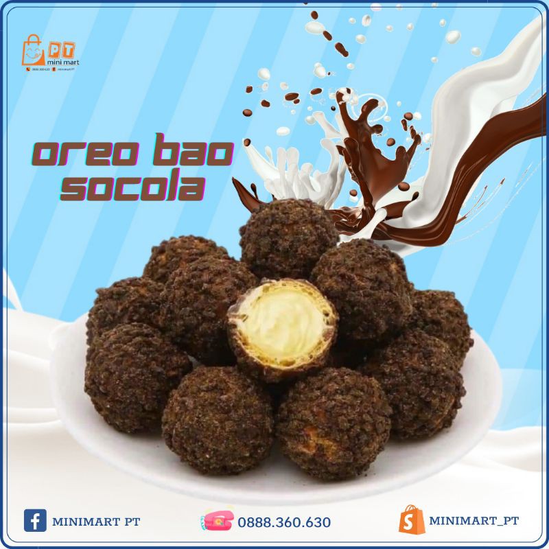 Bánh Oreo Socola Nhân Chảy - Hộp 200g