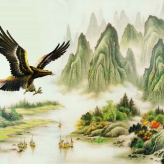 Tranh dán tường 3d