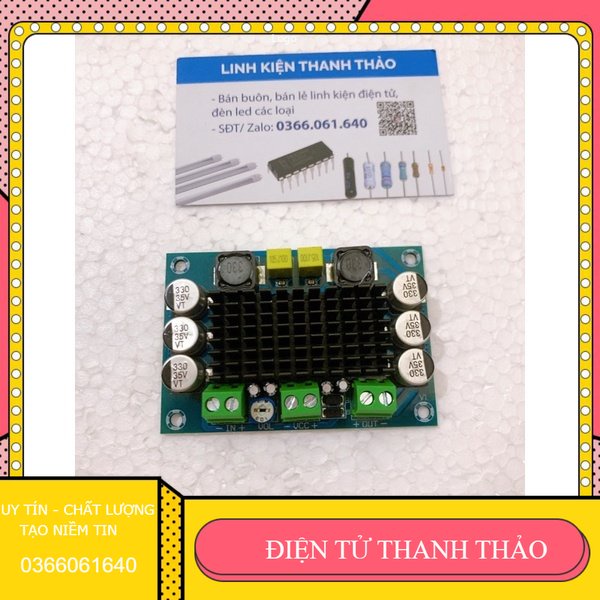 Bảng mạch khuếch đại âm thanh DC 12V-24V TPA3116 D2 100W Mono kênh cho xe ô tô