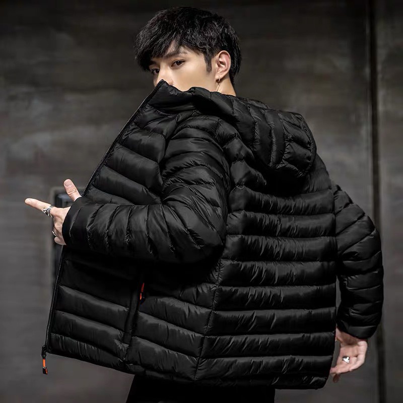 ÁO KHOÁC PHAO NAM SIÊU NHẸ CHẦN LÔNG VŨ 3 LỚP CỰC ẤM CHO MÙA ĐỒNG ĐI MƯA CẢN GIÓ- ĐẶC BIỆT NÓN CÓ THỂ THÁO RỒI ĐƯỢC