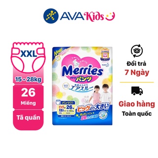 Tã quần Merries size XXL 26 miếng