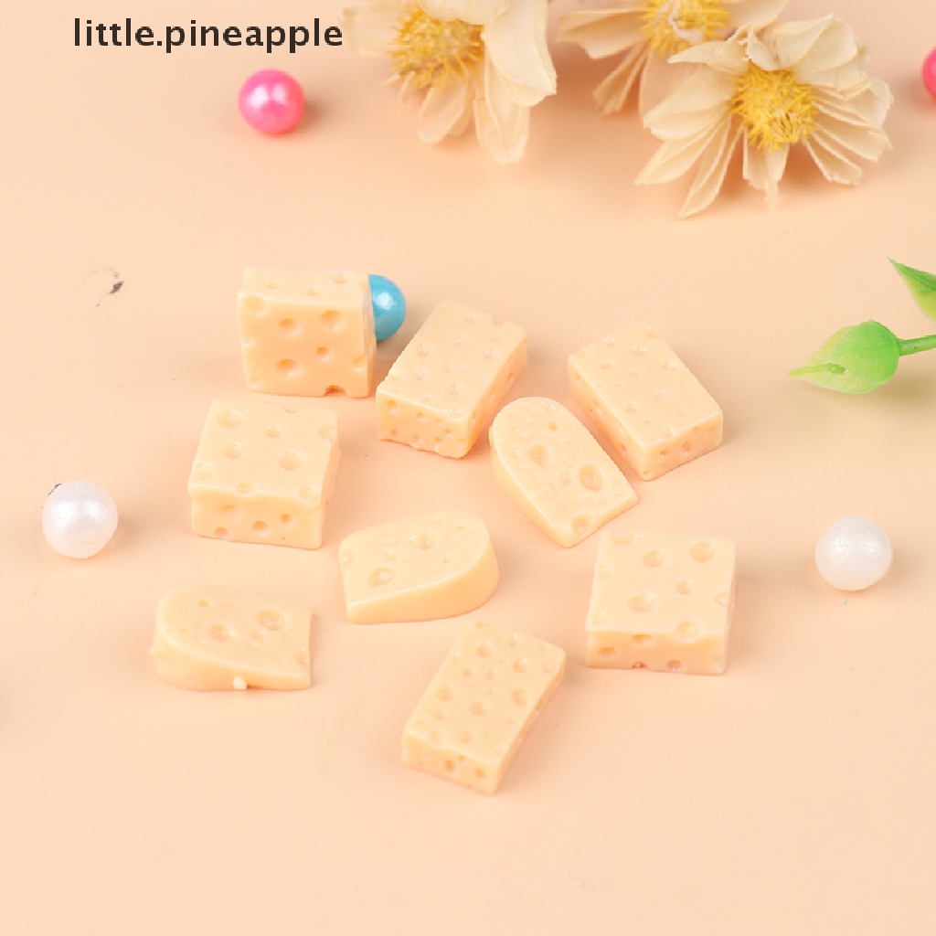 Set 10 Mô Hình Phô Mai mini Tỉ Lệ 1 / 12 Trang Trí Nhà Búp Bê