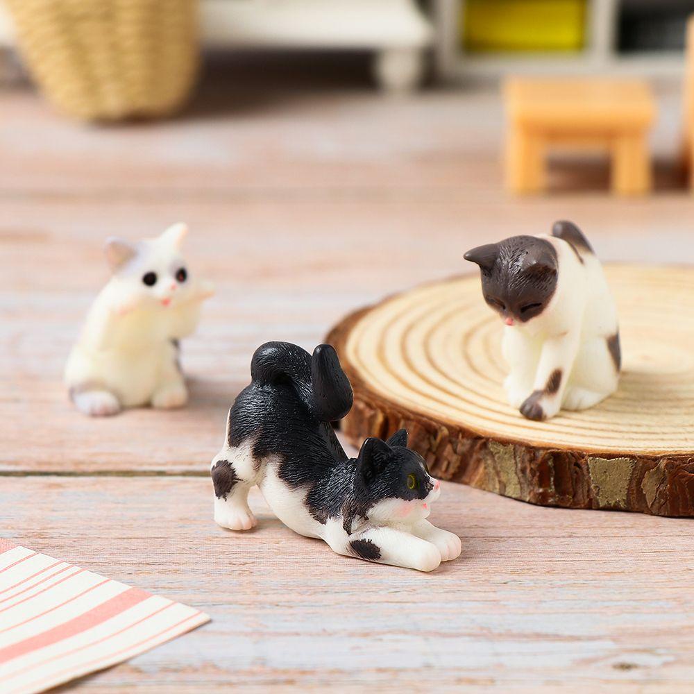 Tượng Nhựa Resin Hình Hoạt Hình Dễ Thương Dùng Trang Trí Tiểu Cảnh 1