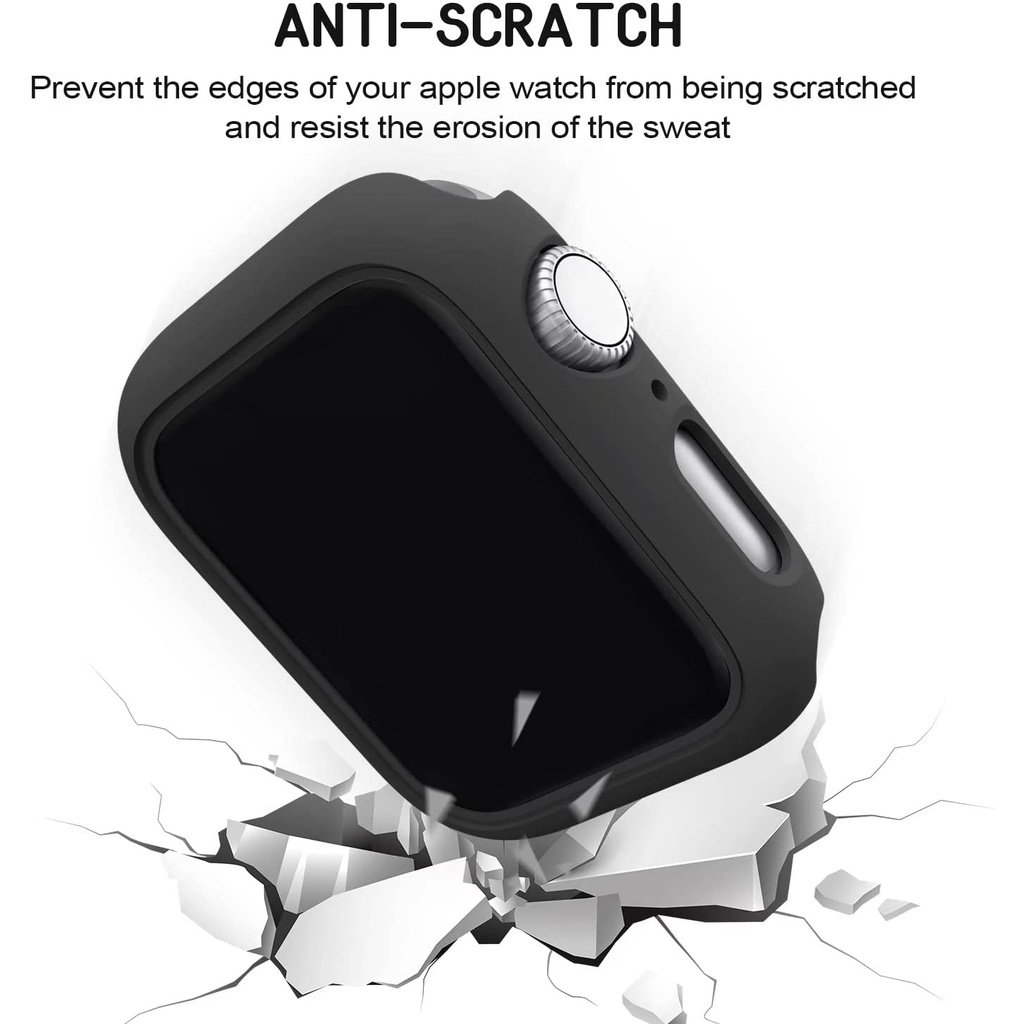 Ốp Bảo Vệ Máy Tính Bảng Bằng PC Cứng Siêu Nhẹ 45mm 41mm 44mm 40mm 42mm 38mm Cho Apple Watch Series 8 / 7 / SE / 6 / 5 / 4 / 3 / 2 / 1