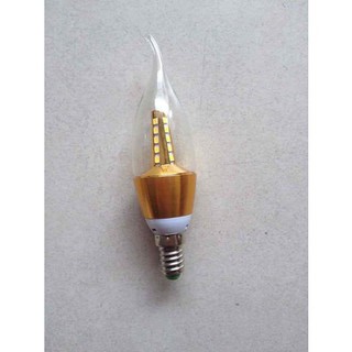 Bóng đèn Led nến 5w quả nhót đuôi E14 ánh sáng trắng, vàng có râu