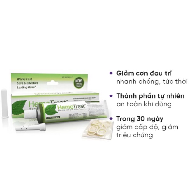 Kem bôi trĩ HEMOTREAT H Tuýp 25ml