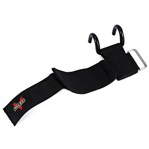 Găng Cuốn Cổ Tay Có Móc Nâng Tạ Weight Lifting Hook Valeo (Loại Có Lớp Đệm)