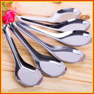 Combo 10 Thìa inox ăn phở , ăn cơm cao cấp