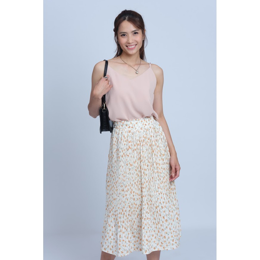 Chân váy dài xếp ly hoạ tiết bươm bướm GC DINOS GTB | BigBuy360 - bigbuy360.vn