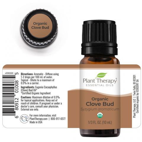 Tinh dầu đinh hương hữu cơ (Clove Bud) Plant Therapy 10ml