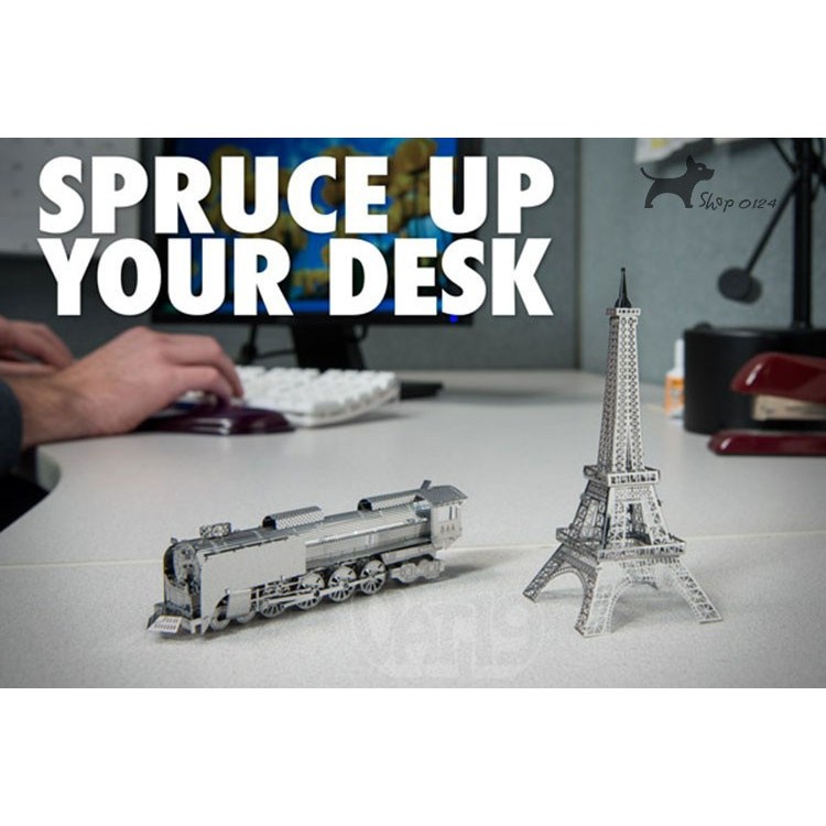 XEM VIDEO - Đồ chơi lắp ghép mô hình 3D bằng thép Tàu hỏa 28 -DC2154