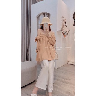 áo trễ vai lụa ( ảnh shop tự chụp )