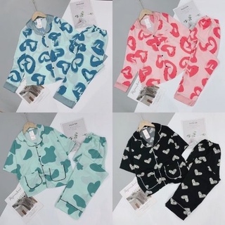 Bộ pijama lụa mango - đồ bộ mặc nhà dài tay thu đông chất vải mềm mại - hàng cao cấp có size