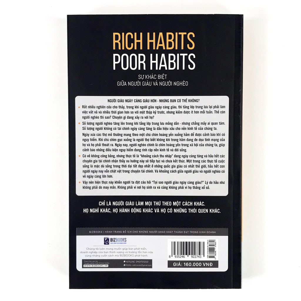 Sách - Rich Habits - Poor Habits - Sự Khác Biệt Giữa Người Giàu Và Người Nghèo