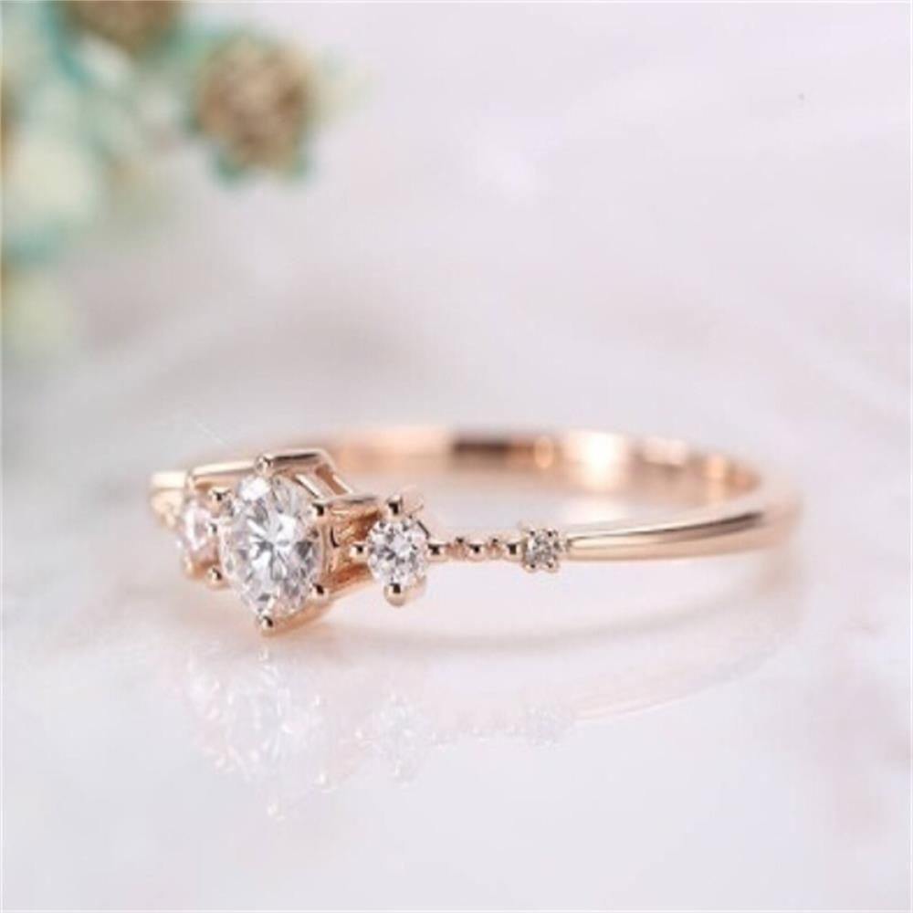 Nhẫn Mạ Vàng 14K Thời Trang Sang Trọng Cho Nữ