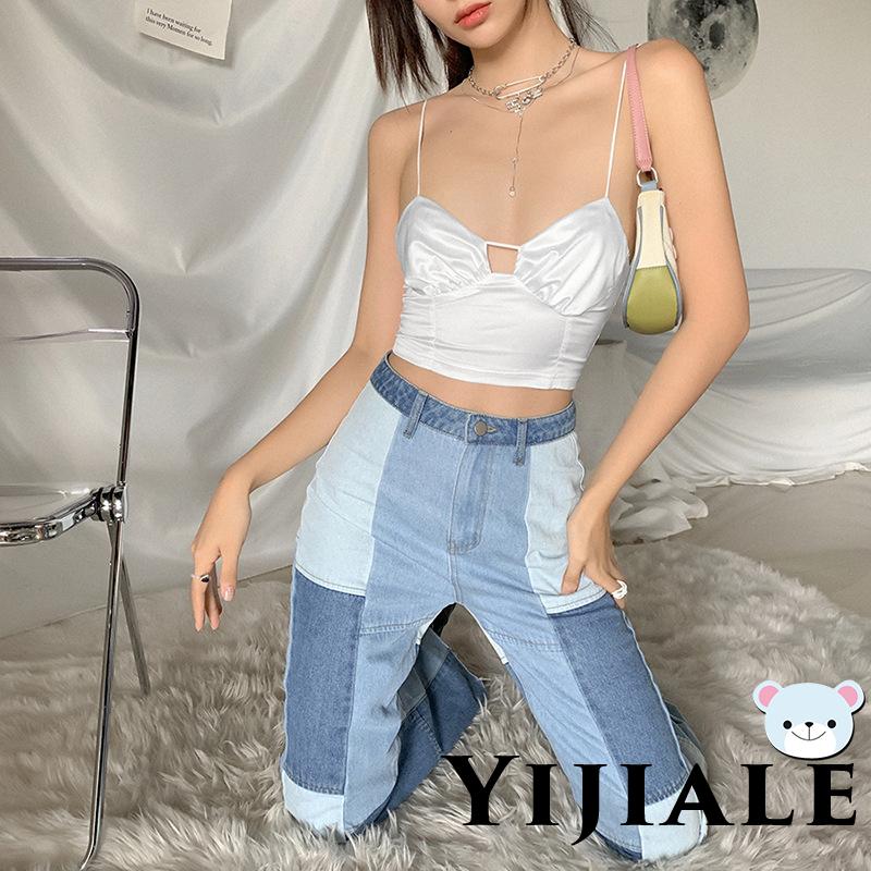 Áo Croptop Hai Dây Cổ Chữ V Gợi Cảm %0020 C