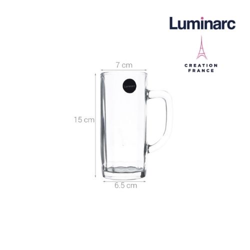 Bộ 6 Ly Bia Thuỷ Tinh Luminarc Mindel 380ml- LUMIG2617