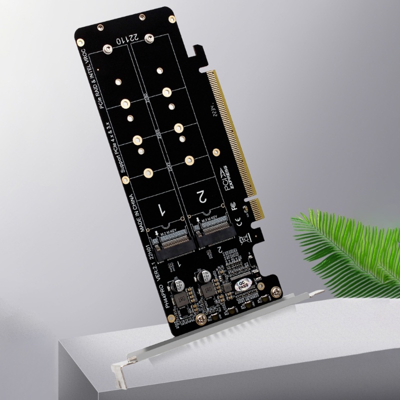 Bộ 4 Ổ Đĩa Mở Rộng PCI-E X16 Sang M.2 NVMEx4 SSD