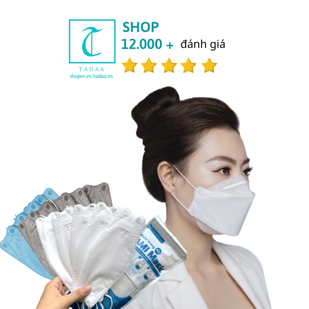 Combo 50 chiếc Khẩu trang Kf94 AMI 4D Mark kháng khuẩn  - Hàng chính hãng