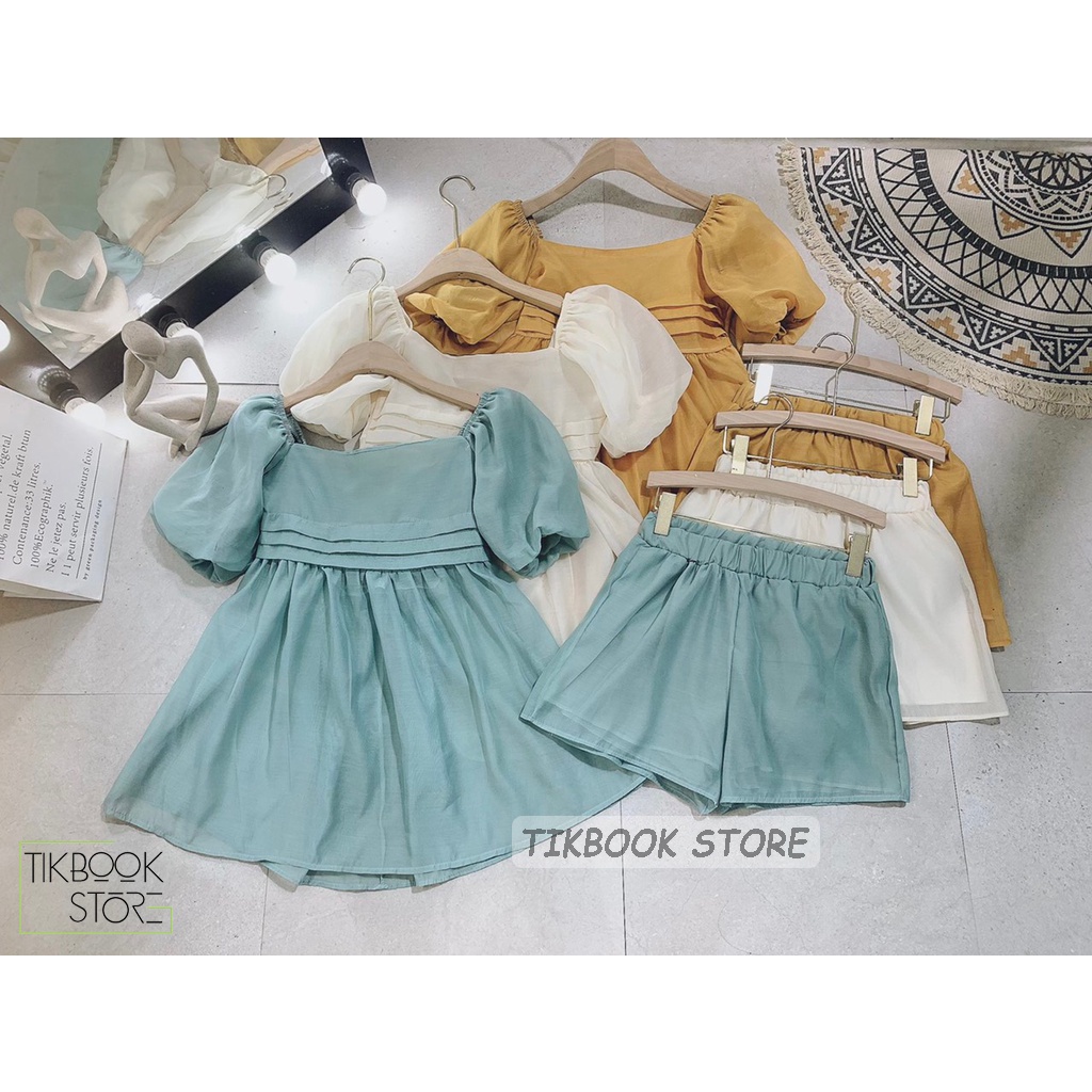 SẴN - Set voan nữ mùa hè siêu hot - Tikbook Store