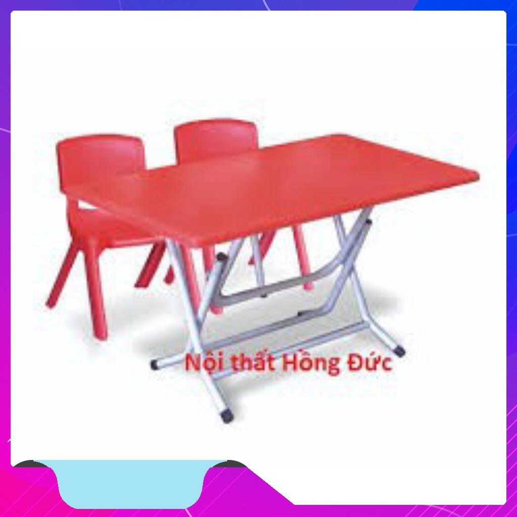 [FREESHIP ĐƠN 50K\  Bàn nhựa đúc mầm non 50x90