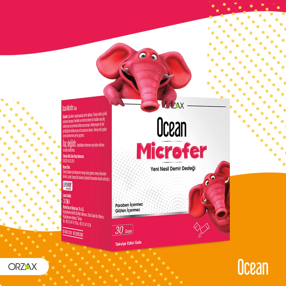 Ocean Microfer - Giúp bổ sung sắt cho cơ thể. Giúp cải thiện tình trạng thiếu máu ở trẻ (Hộp 30ml)