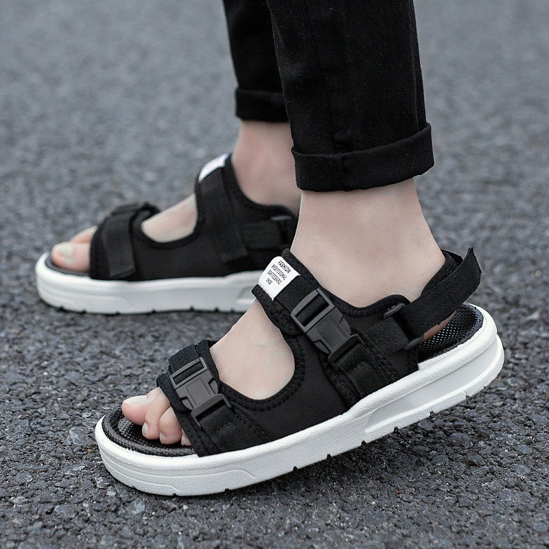 Dép Sandal Nam nữ 2 Quai Khóa Bấm Pro Dép quai hậu học sinh trẻ trung