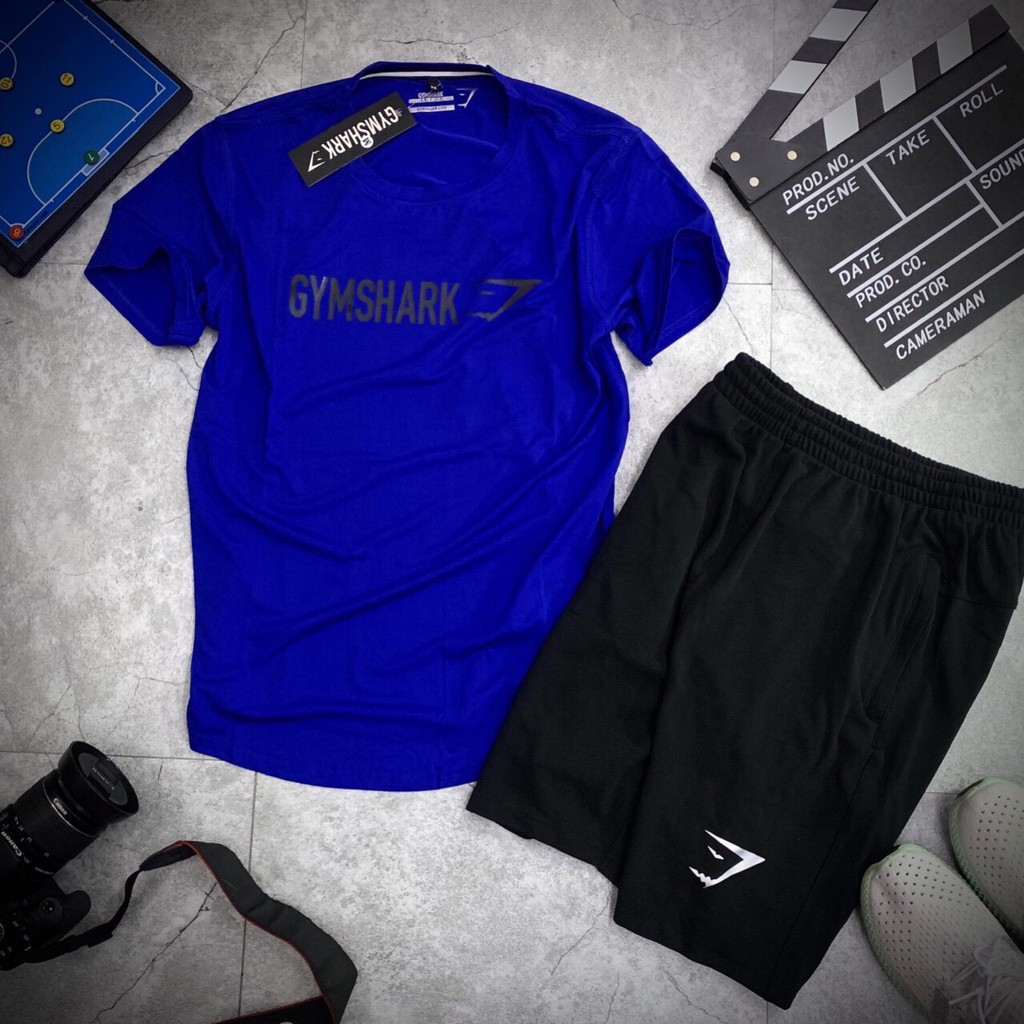 Bộ quần áo thể thao nam Gymshark trẻ trung Shark003 - Thun cao cấp - Key Sport chuyên đồ thể thao nam tập GYM, YOGA