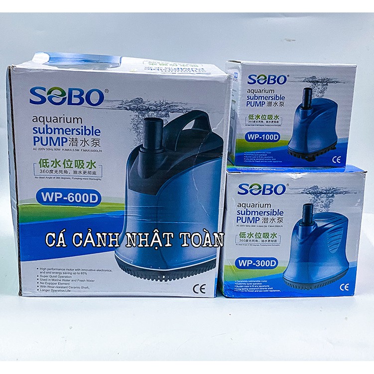 MÁY BƠM HÚT ĐÁY CẶN BỂ CÁ SOBO 100D/200D/300D