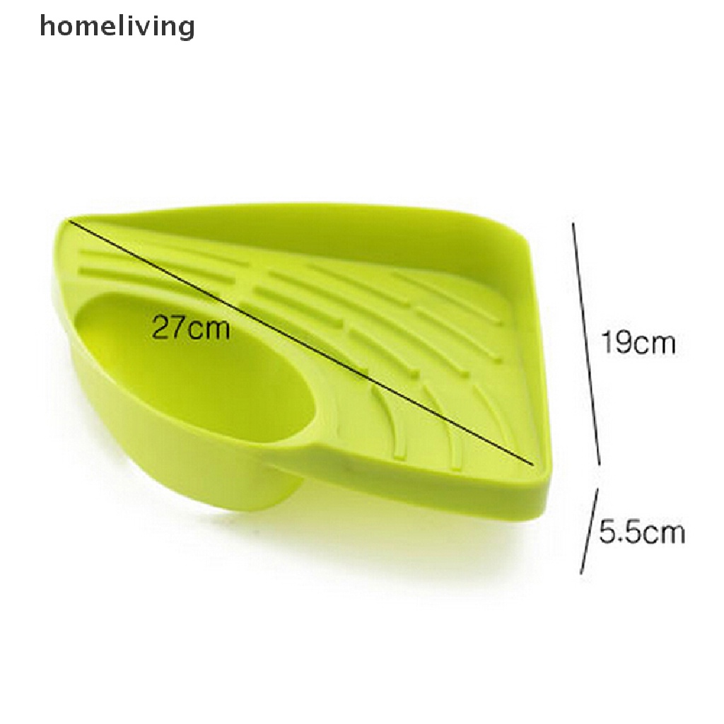 Giá Đỡ Xốp Rửa Chén Gắn Góc Tường Tiện Dụng Cho Nhà Bếp