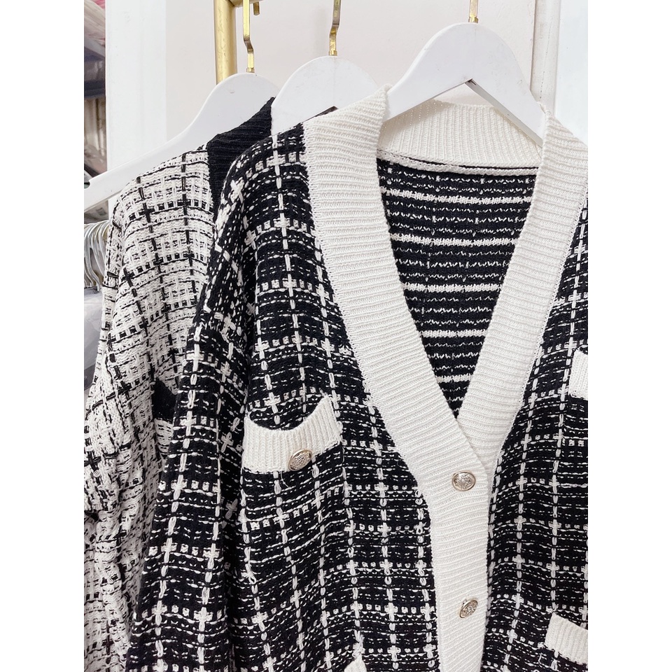 [Hàng Quảng Châu] Áo len cardigan gạo cháy siêu hot mùa thu - hinhin | BigBuy360 - bigbuy360.vn