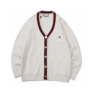 Áo khoác cardigan tay dài cổ chữ V thời trang cho nam và nữ