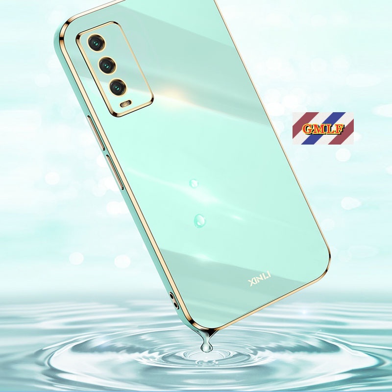 Ốp Điện Thoại Silicon Mạ Viền 6D Cho Vivo V2029 V2043 V2026 V2028 V2033 V2042