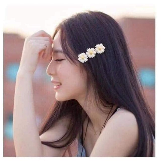 Set 2 kẹp tóc hoa cúc