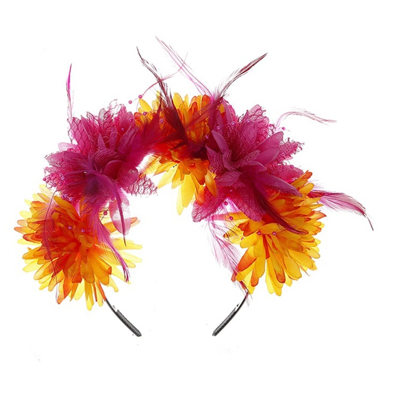 Băng Đô Cài Tóc Đính Hoa Phong Cách Lolita