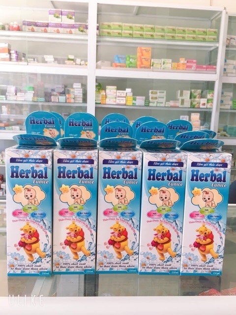 Sữa tắm gội thảo dược Herbal - trị rôm sẩy , mụn nhọt , hăm tã - dùng được cho trẻ sơ sinh