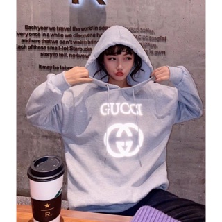 [SẴN] Áo hoodie phản quang GVCCI chất đẹp (ảnh thật)