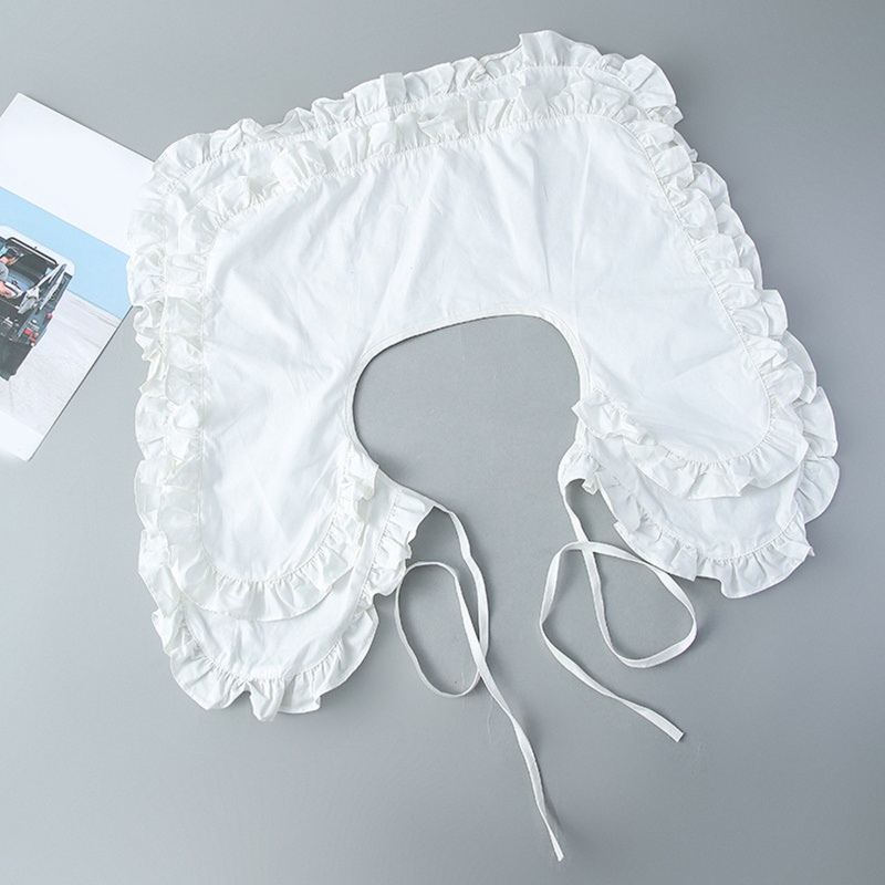 Khăn Choàng Cổ Hai Lớp Cỡ Lớn Cột Dây Cho Búp Bê