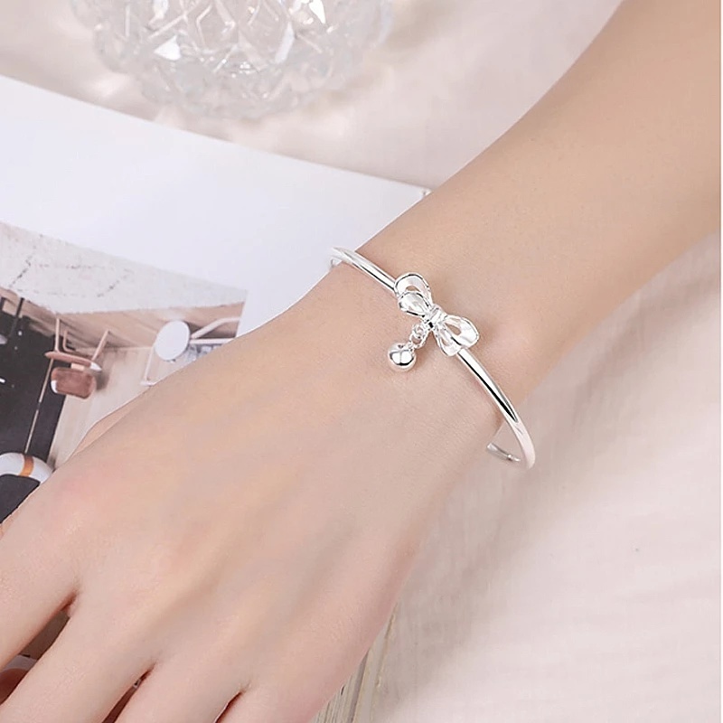 Vòng Đeo Tay Đính Nơ Thời Trang Hàn Quốc Cho Nữ