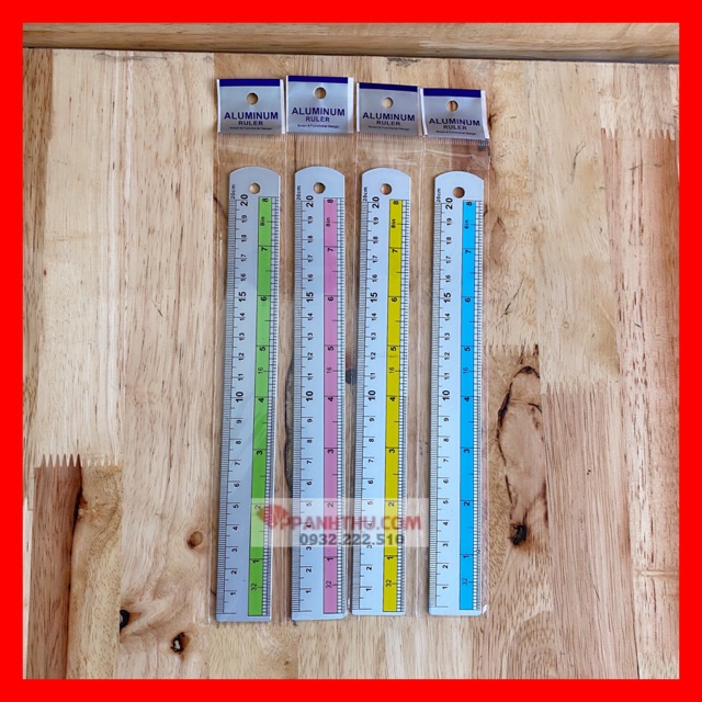 THƯỚC KẺ NHÔM 20CM