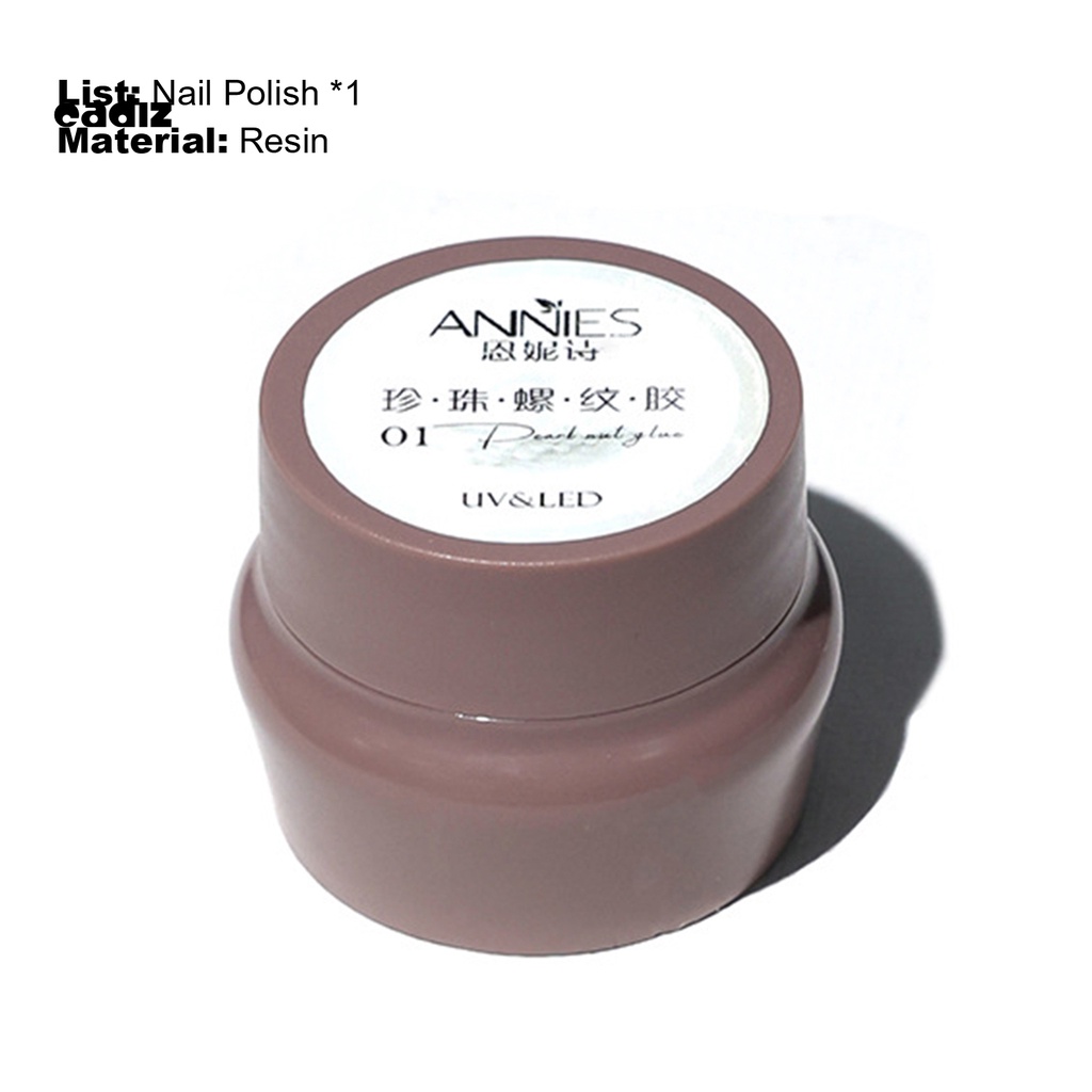 [Hàng mới về] Sơn móng tay họa tiết vân vỏ sò lấp lánh cho nữ