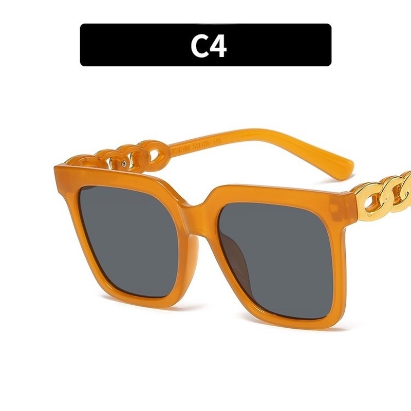 (KIQI-FASHION) COD Kính Mát Gọng Vuông Lớn Chống Tia Uv400 Thời Trang Dành Cho Nam Nữ