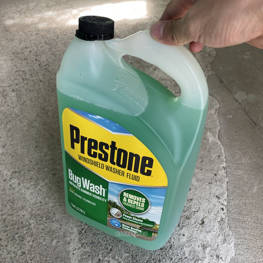 Nước rửa kính xe ôtô Prestone Windshield Washer Fluid - can 3.78 lít