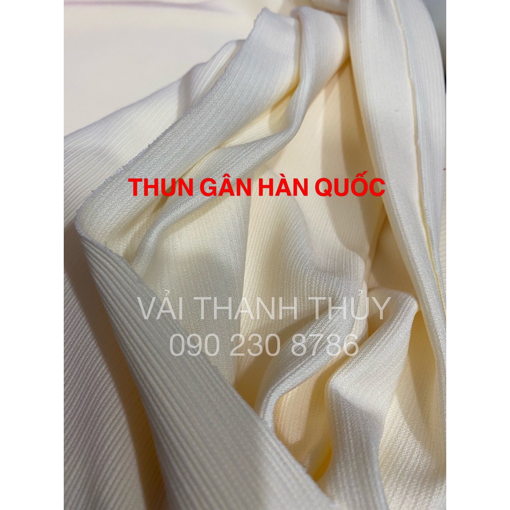 THUN GÂN HÀN - MAY ĐẦM, CHÂN VÁY