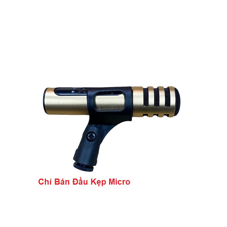 Kẹp Micro, Giá Đỡ Mic - Đầu Giữ Micro - Lắp Vào Giá Kẹp Bàn - Điều Chỉnh Các Góc Xoay 360 Độ